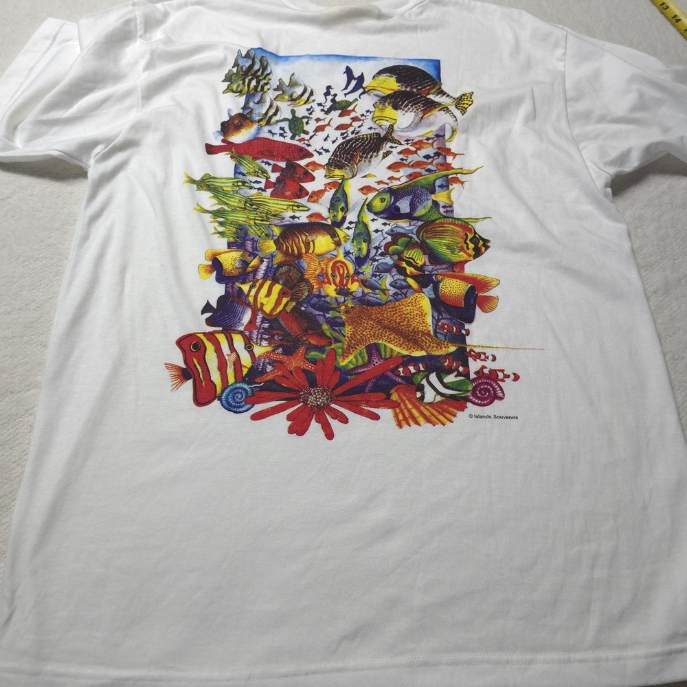 Vintage Cebu Philippines T Shirt L Islands Souvenirs White Graphic Travel‎ Y2K